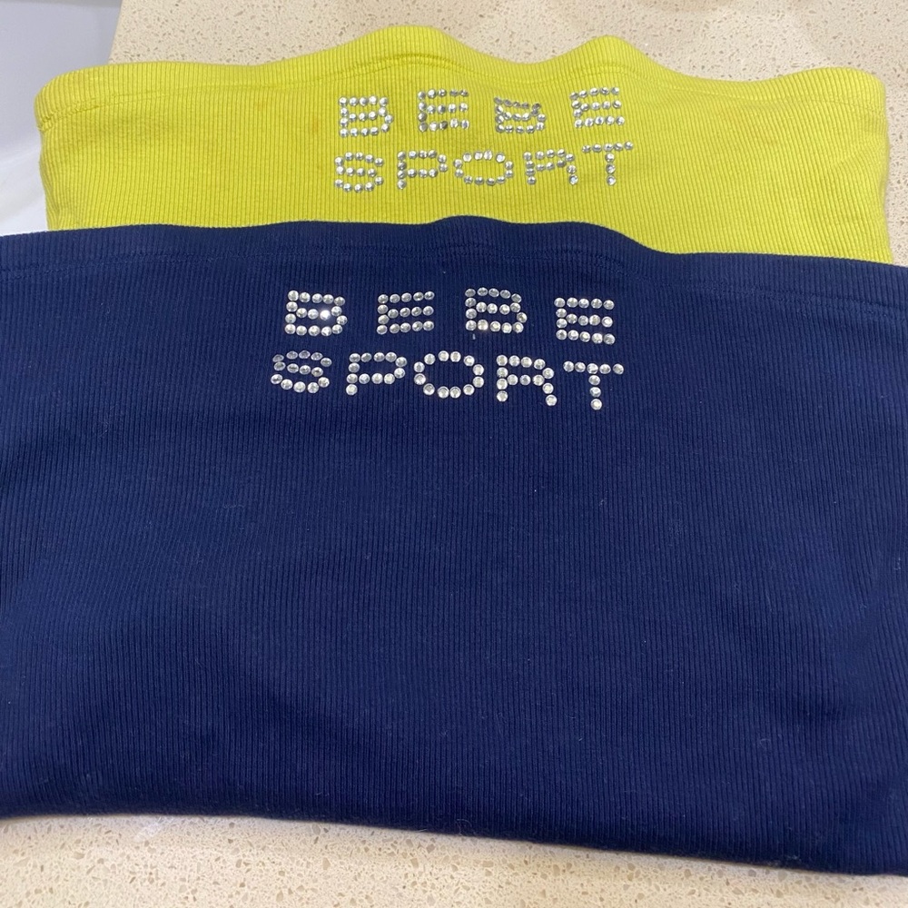 BEBE SPORT strapless tops